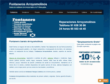 Tablet Screenshot of fontaneroarroyomolinos.com